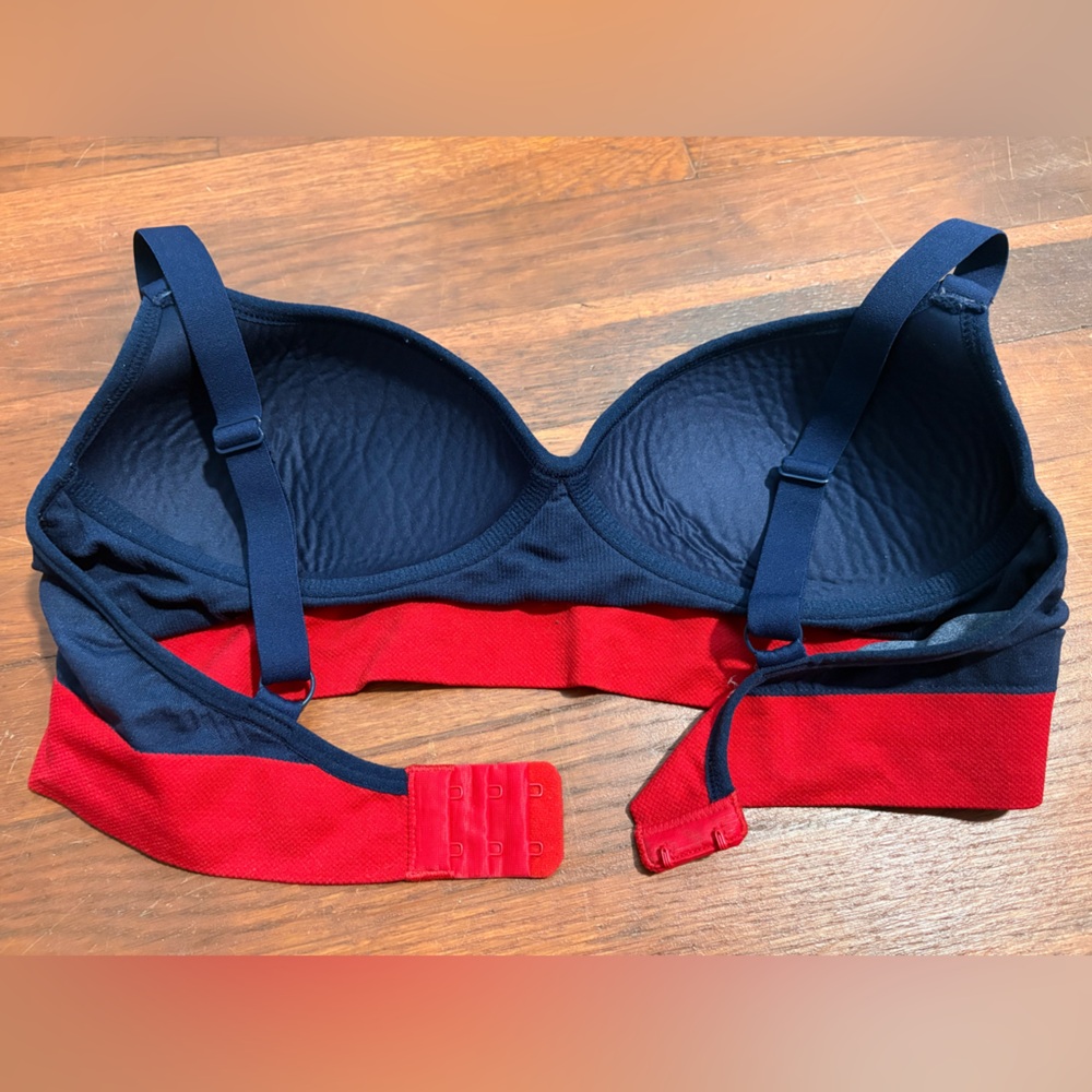 Tommy Hilfiger Navy Blue+Red Bra with Logo - Picture 4 of 6
